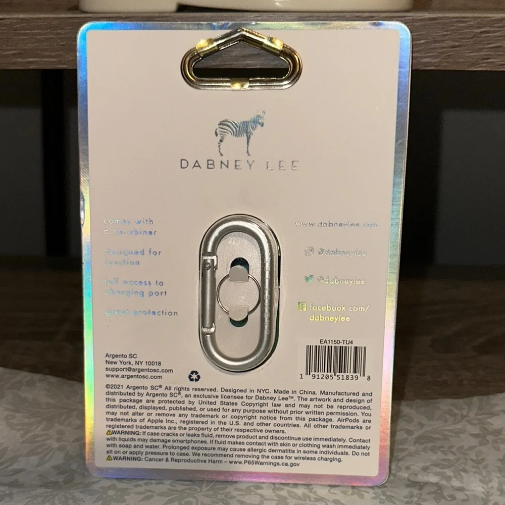 Dabney Lee Glow in the Dark AirPods Case - Yellow and Teal